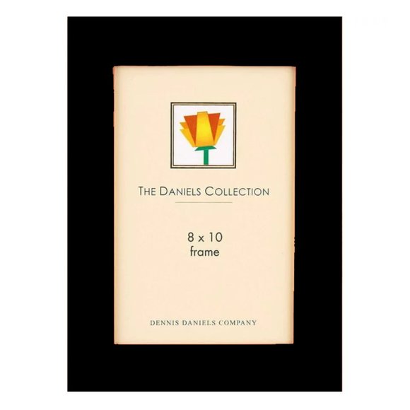 Dennis Daniels 8"x10" Ebony (Black) W48 Thick Wood Photo Frame #W4808E (NWT) - Picture 1 of 4